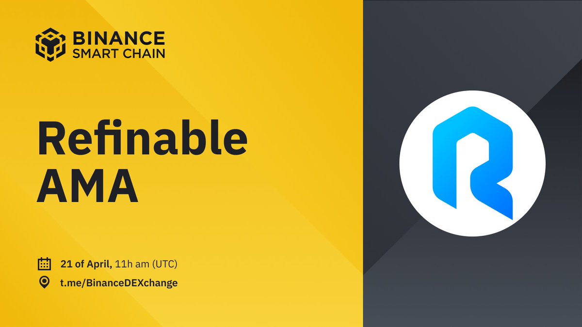 BNBCHAIN's tweet photo. #BSC AMA series: let's talk about #NFTs with @refinableapp 

Refinable will be answering your questions the 🗓 21 of April at 11am UTC!

📍 Where: https://t.co/Ngg0TaCimf

Want to learn more? Join their community: https://t.co/fj6gtraeed https://t.co/HPoZJLllW8