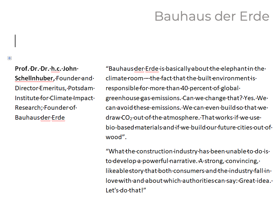 Bauhaus Earth (@BauhausEarth) on Twitter photo 2021-04-21 09:54:12 Quotes from the Bauhaus der Erde Launch Event #builtenvironment, #ClimateCrisis, #urbanplanning #NewEuropeanBauhaus Quotes from the Bauhaus der Erde Launch Event #builtenvironment, #ClimateCrisis, #urbanplanning #NewEuropeanBauhaus