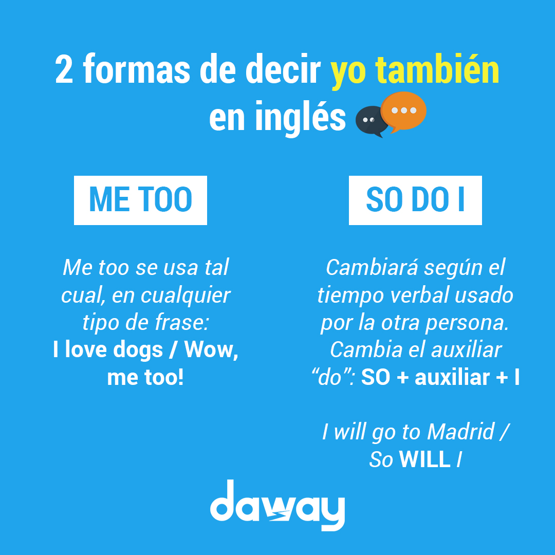 ▷ Diferencia entre too y so en inglés