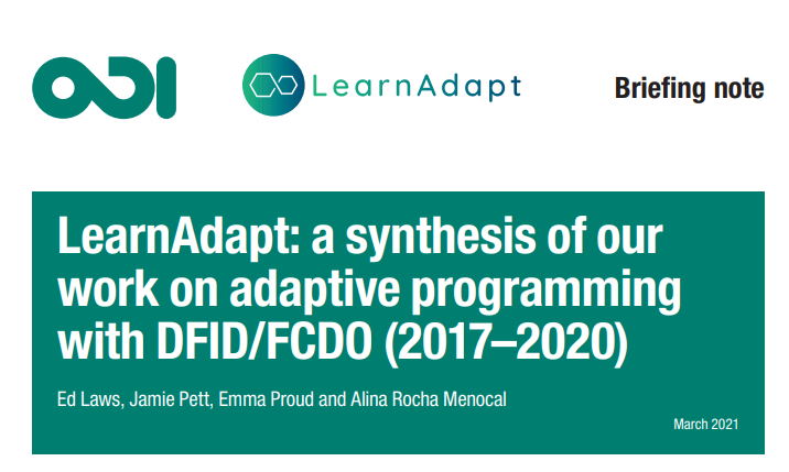 What did we learn about adaptive management from working with FCDO for 3 years on LearnAdapt?

bit.ly/LearnASum

🤝 Trust /relationships most important 
🎯 Rethink accountability &amp; mechanisms
⚖️ Donors hold accountable for learning not pre-determined targets