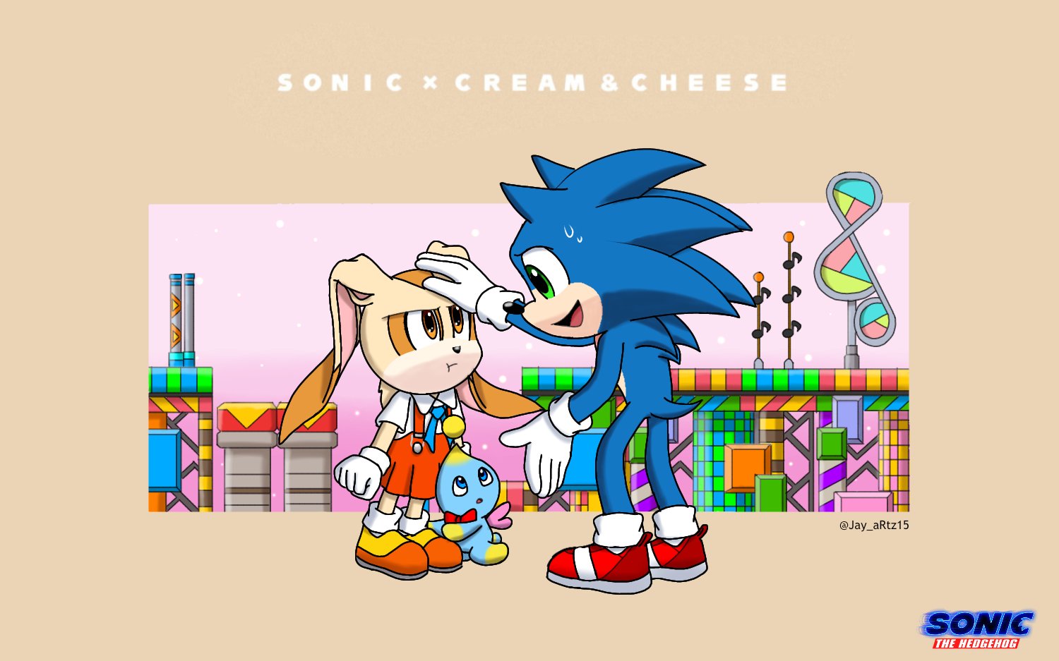 X 上的🌟🎄❄️Jay - aRtz❄️🎄🌟：「Sonic movie-versary was days ago. I made this  cool art based on the ending of Sonic Advance 3 but with the movie style  Advance Crew. #SonicMovie #SonicAdvance3 #SonicTheHedgehog