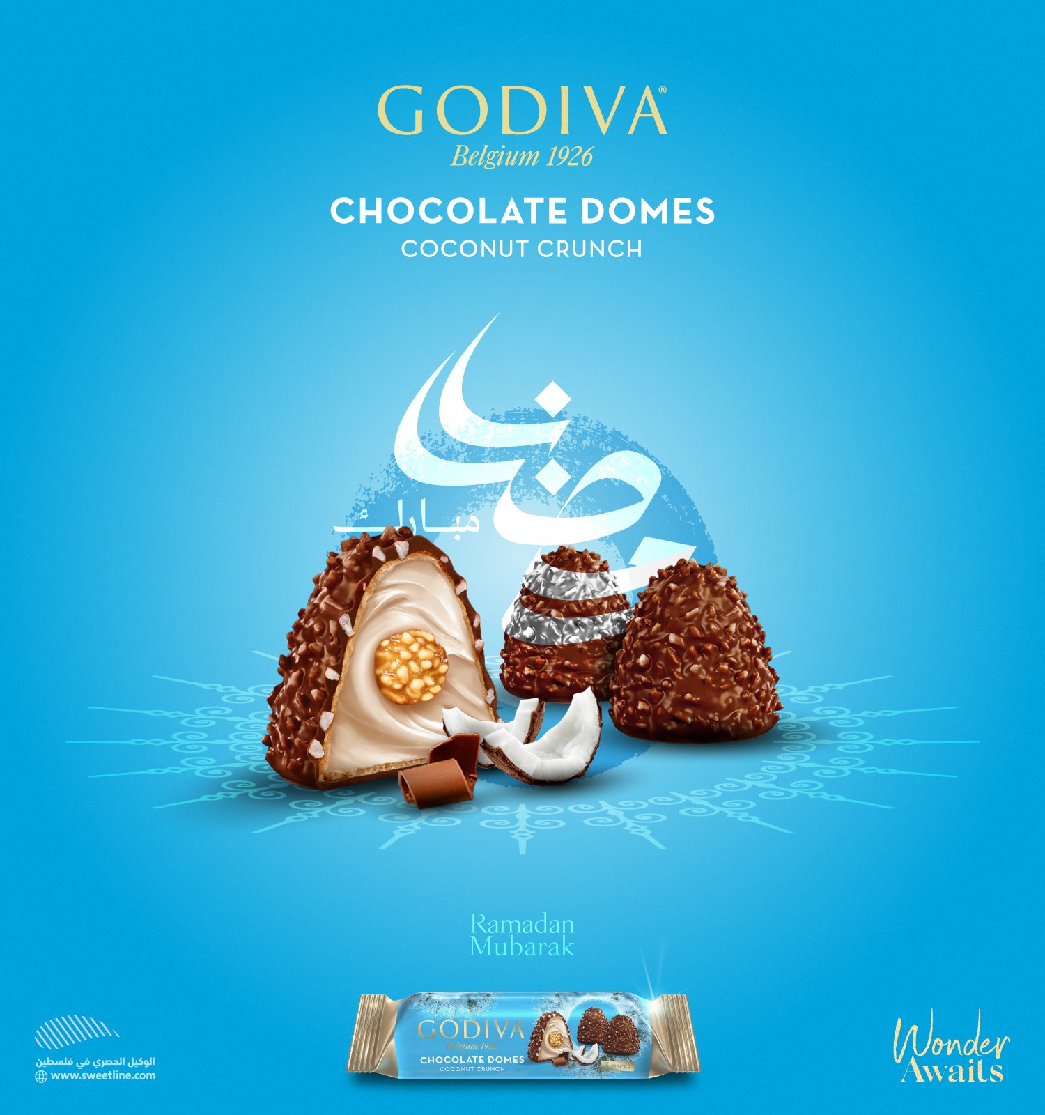 GODIVA Palestine on Twitter: "Calling all coconut lovers! Our Coconut  Crunch Chocolate Domes are sure to be your new favorite chocolate treat.  Each exceptionally crafted piece offers multiple layers of taste and