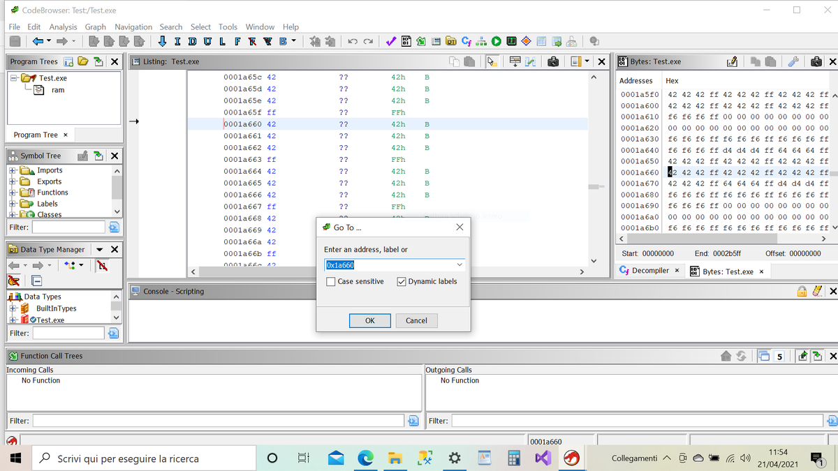 ivanonatalini68's tweet image. Reverse Engineering with &apos;Ghidra&apos; Tool.

In this example, show how to jump to target address hexadecimal.

#ghidra #intelligence #reversengineering #malware #hacking #ethicalhacking #cybersecurity #osint