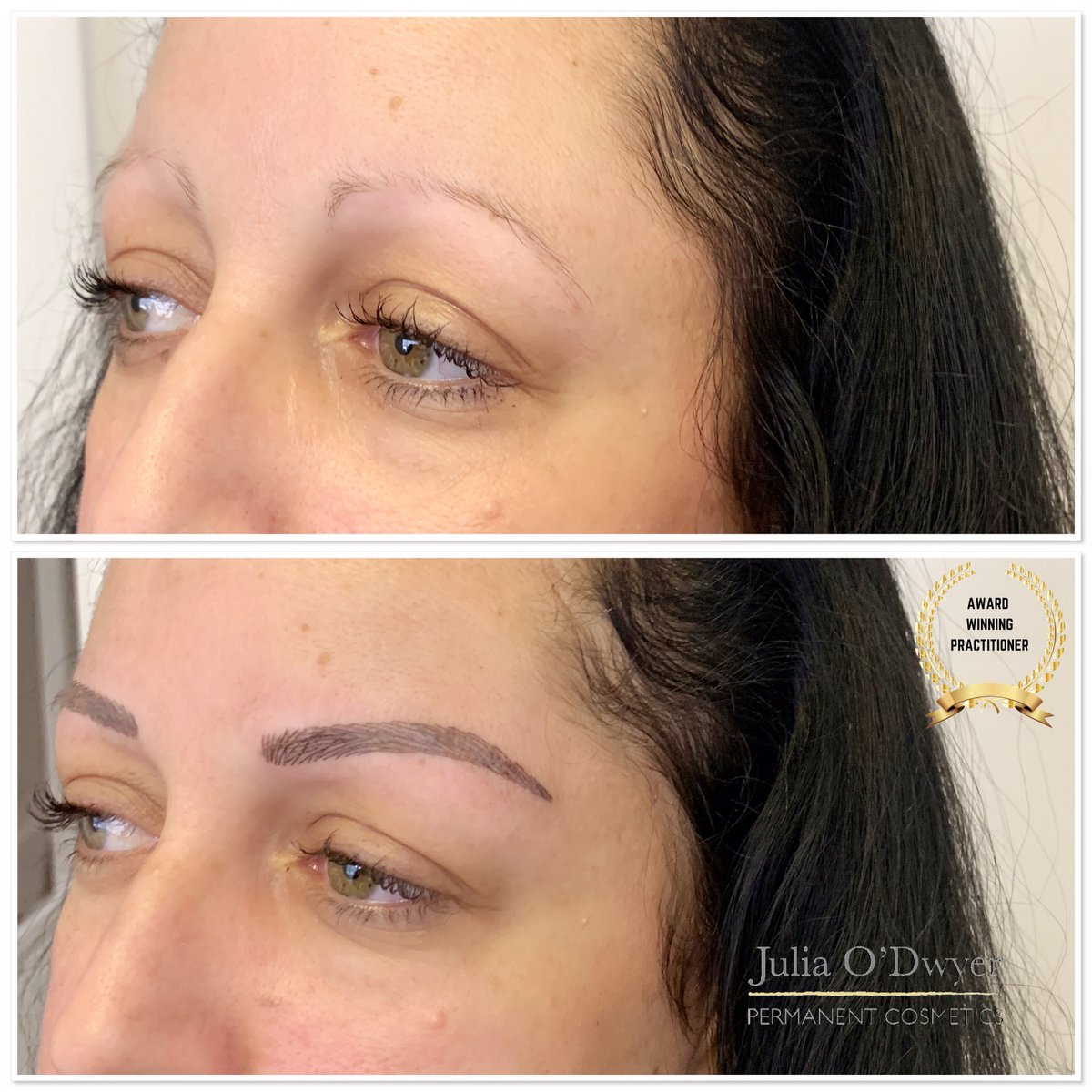This client achieved her perfect permanent make-up. This brow is more visible but matches hair own hair colour. 
Book your permanent make-up treatment now

#redlodgebeautyclinic #permanentmakeup #permanentbrows #permanenteyeliner #hairstrokebrows #browsofinstagram #browsonfleek