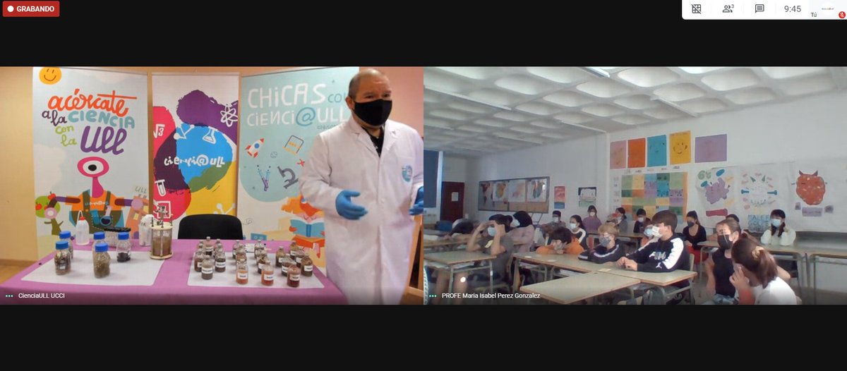 CienciaULL's tweet photo. 🚀 Hoy nos encontramos en el #Lab_Arona del @AytoArona y la @ULL realizando un taller científico sobre la obtención de #Biodiesel ♻️⛽️ y #Biogás 🔬⚗️ con 👦👧el alumnado de 6º de primaria del CEIP Pérez de Valero 🏫

#ARN_Innova #Química #Jatropha #Biocombustibles https://t.co/AIf6Sw7W35