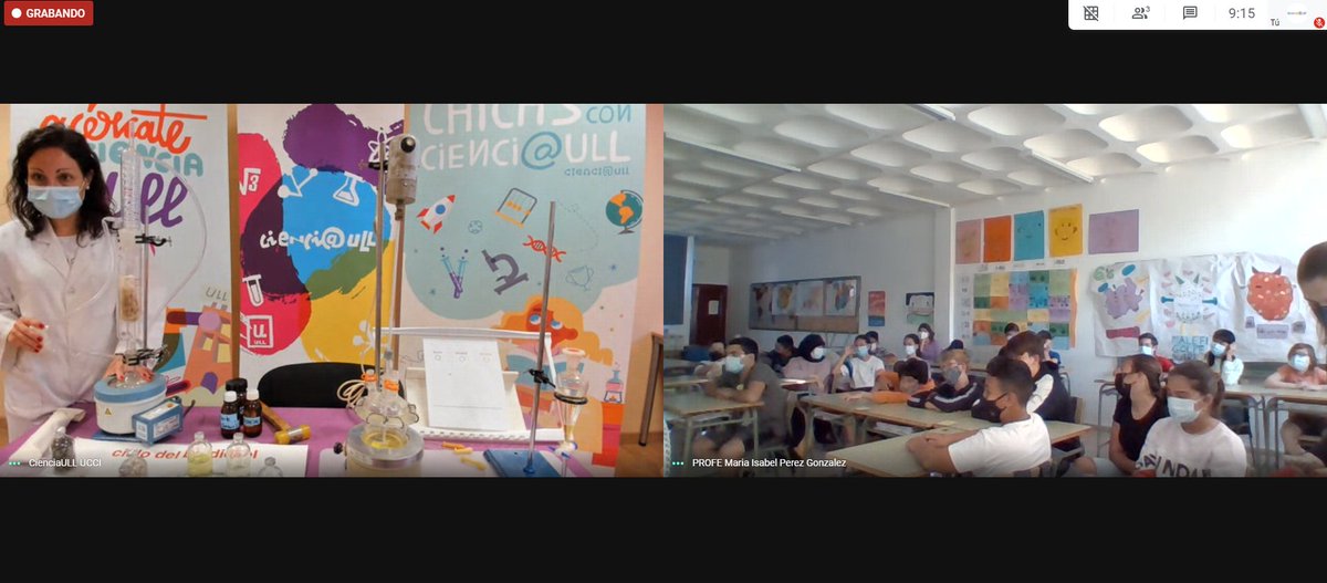CienciaULL's tweet photo. 🚀 Hoy nos encontramos en el #Lab_Arona del @AytoArona y la @ULL realizando un taller científico sobre la obtención de #Biodiesel ♻️⛽️ y #Biogás 🔬⚗️ con 👦👧el alumnado de 6º de primaria del CEIP Pérez de Valero 🏫

#ARN_Innova #Química #Jatropha #Biocombustibles https://t.co/AIf6Sw7W35