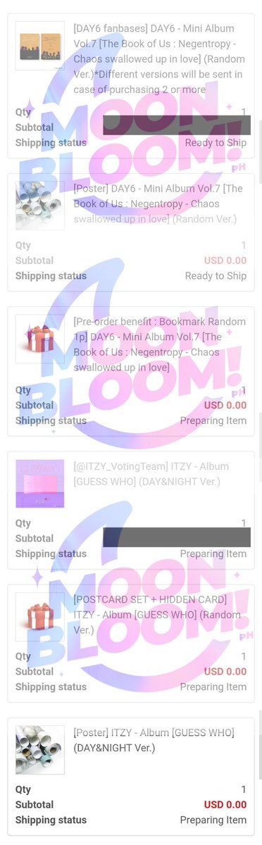 heartocart's tweet photo. 📣 #MBPHupdate 

RE: Wendy's Like Water, DAY6 Negentropy, NCT Dream Hot Sauce and ITZY'S Guess Who ♡

Updated status of the albums in KTOWN! https://t.co/tC4fBSszzq