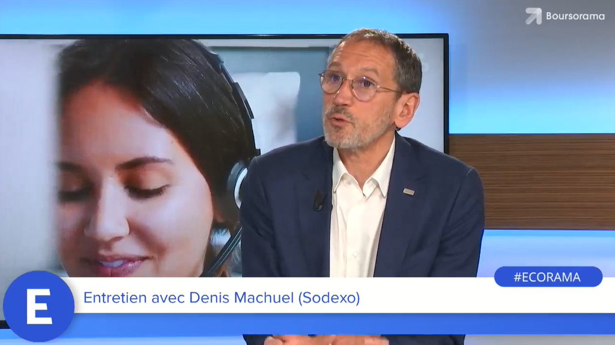 "Si on regarde l'avenir, le #CAC40 ESG est l'indice dans lequel il faut être" <a href="/DenisMachuel/">Denis Machuel</a> (Directeur Général de <a href="/SodexoGroup/">Sodexo</a>) #Ecorama