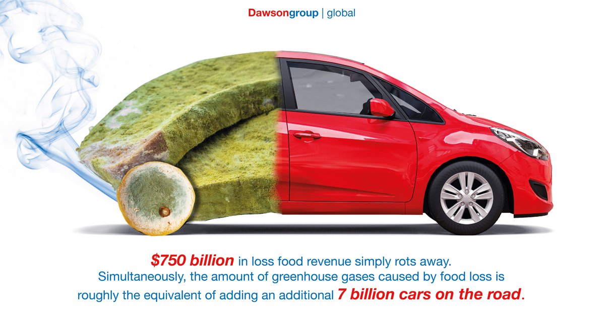 According to the Postharvest Loss Alliance for Nutrition, $750 billion in loss food revenue simply rots away. The greenhouse gases caused by food loss is roughly the equivalent of adding an additional 7 billion cars on the road. 

#foodloss #emissions #sustainability
