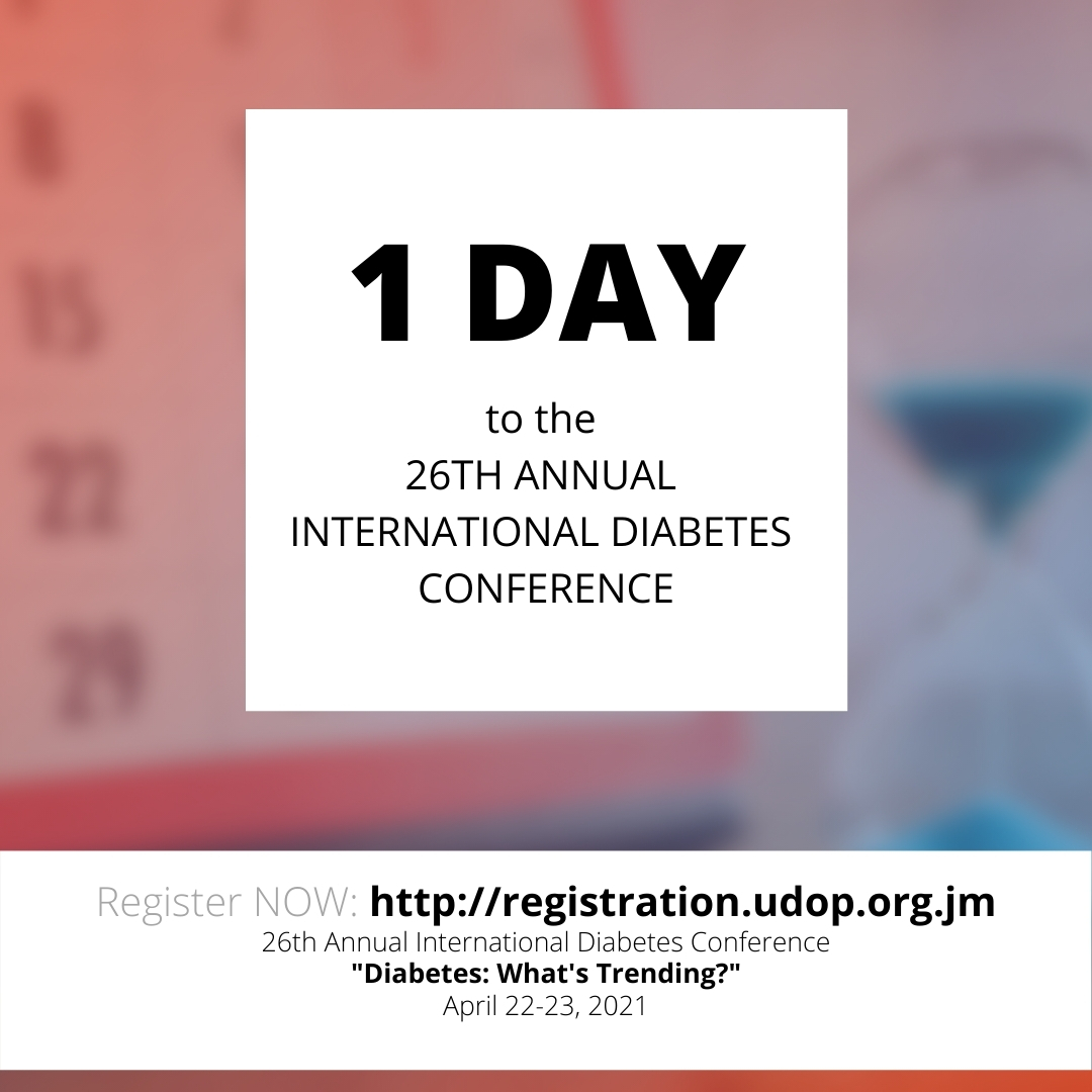udopconference's tweet photo. Only 1 day to the UDOP 26th Annual International Diabetes Conference! Get your ticket now at https://t.co/653cijWeqG https://t.co/Uq0GRMR61o