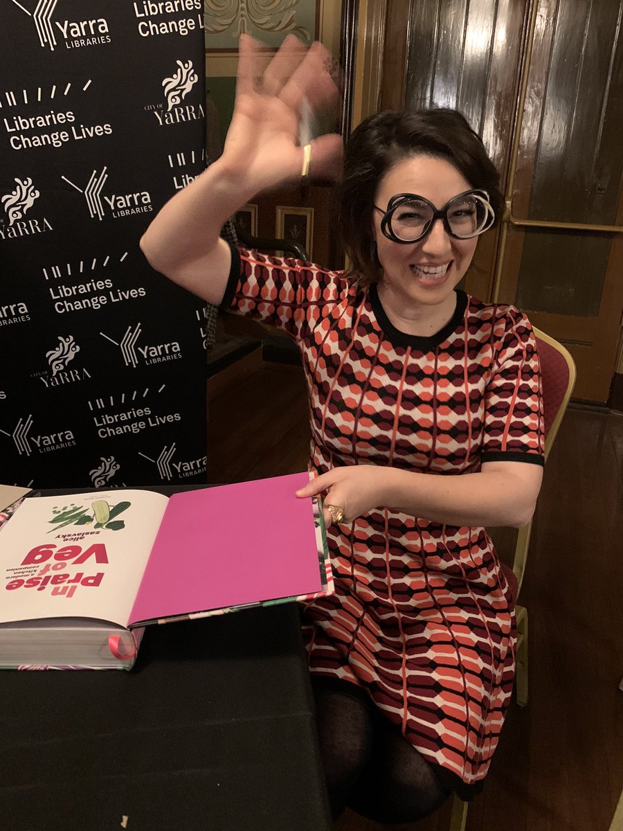 lisagiven's tweet photo. A great event tonight with @aliceinframes sharing insights from her new book “In Praise of Veg” @YarraCouncil #vegforward https://t.co/UexvbrNwXg