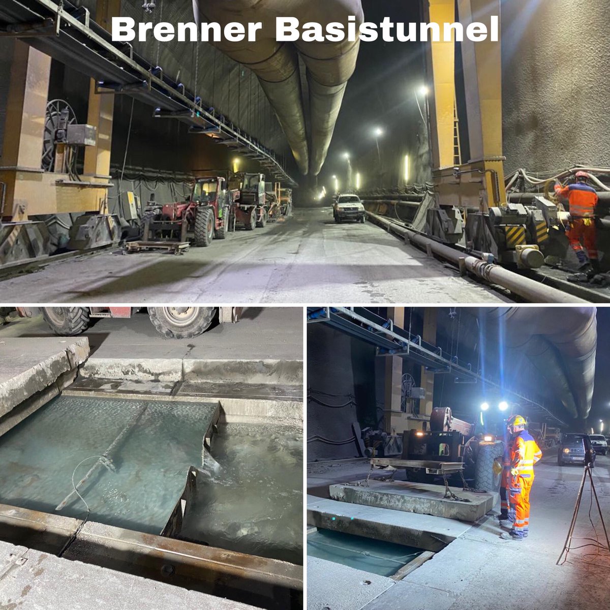 MoebusGmbH's tweet photo. Durchflussmessung auf der Baustelle Brenner Basistunnel. Eine digitale Drucksonde ist unter der Fahrbahn im Thomsonwehr verbaut und liefert Daten zur Wassermenge #absetzbecken #drucksonde #tunnel #brennerbasistunnel #möbus #wasser #baustelle #umweltschutz https://t.co/byPjVu1akI
