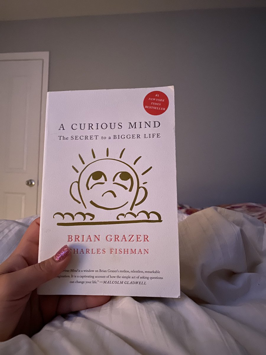 MnPRstudent's tweet photo. Wake up, read. Sit down, read. Eat lunch, read. Reading, reading. #acuriousmind @BrianGrazer @cfishman https://t.co/vclIxCzYuM