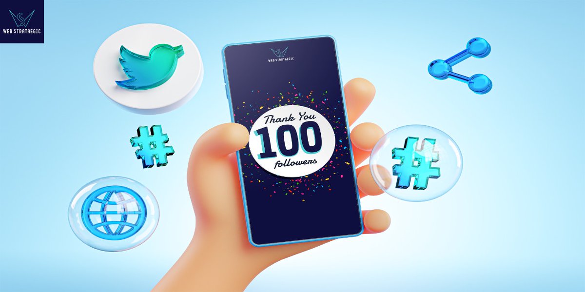 WStrataegic's tweet photo. Hello followers, Much #Grateful to you for being such a great supportive. We guarantee to keep on #working harder in serving you.
#ThankYou #100followers #thankyou100followers #likeforfollow #thanksforsupportingus #HappyMoment #celebrate #webstrataegic #digitalmarketingagency https://t.co/5Q01BM2MSS