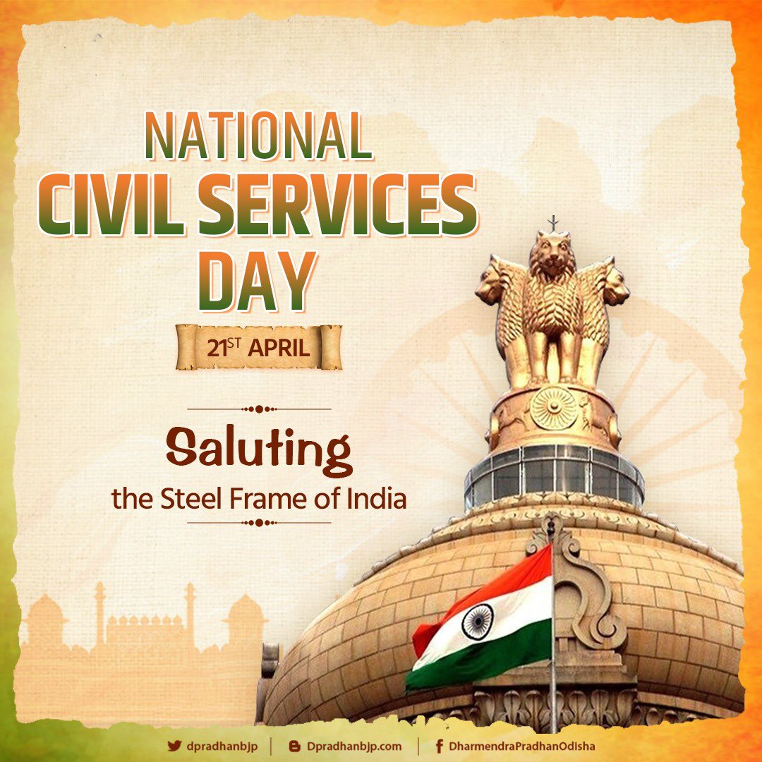 _KARTHIK_R_'s tweet photo. To be part of this prestigious service is a matter of achievement and pride. People who work tirelessly for the welfare and upliftment of society inspite of bashing by some people are the real celebrities.
#CivilServicesDay🇮🇳 https://t.co/D3Ldq7WW32