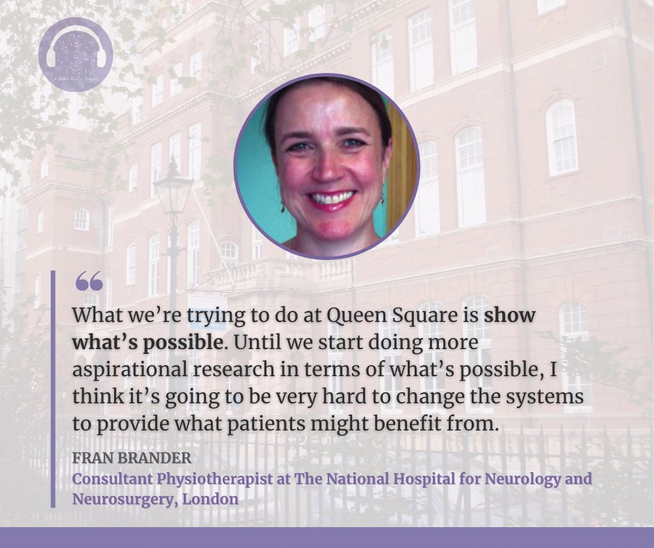 A Neuro Physio Podcast (@aneurophysio) on Twitter photo April episode out tomorrow. Consultant physio Fran Brander from <a href="/WardLab/">Ward Lab at UCL</a> <a href="/UCLIoN/">UCL Queen Square Institute of Neurology</a> tells us about the UL program at UCL Queen Square! April episode out tomorrow. Consultant physio Fran Brander from <a href="/WardLab/">Ward Lab at UCL</a> <a href="/UCLIoN/">UCL Queen Square Institute of Neurology</a> tells us about the UL program at UCL Queen Square!