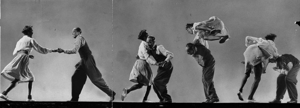 THE LINDY HOPThe Lindy Hop (or Lindy) originated in the 1920/30's among Black communities in Harlem, New York. It was born from the blending of African rhythms & movements with European structured dance.