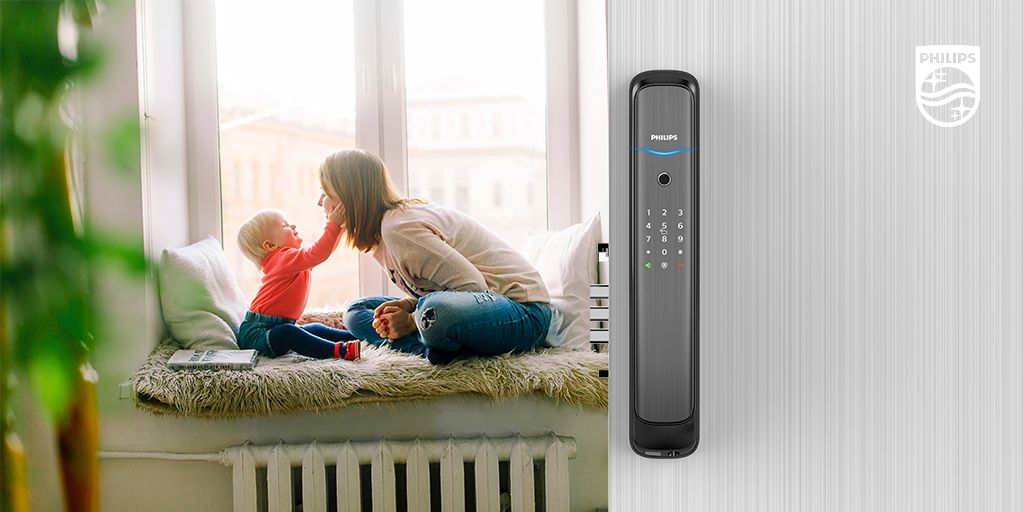 PhilipsEasyKey's tweet photo. Here at Philips EasyKey, we strive to make the home safer and smarter via the power of modern science and technology. Check out this new Philips push-pull lock DDL702, your face is your key.😋 https://t.co/YtRpbED9mu
