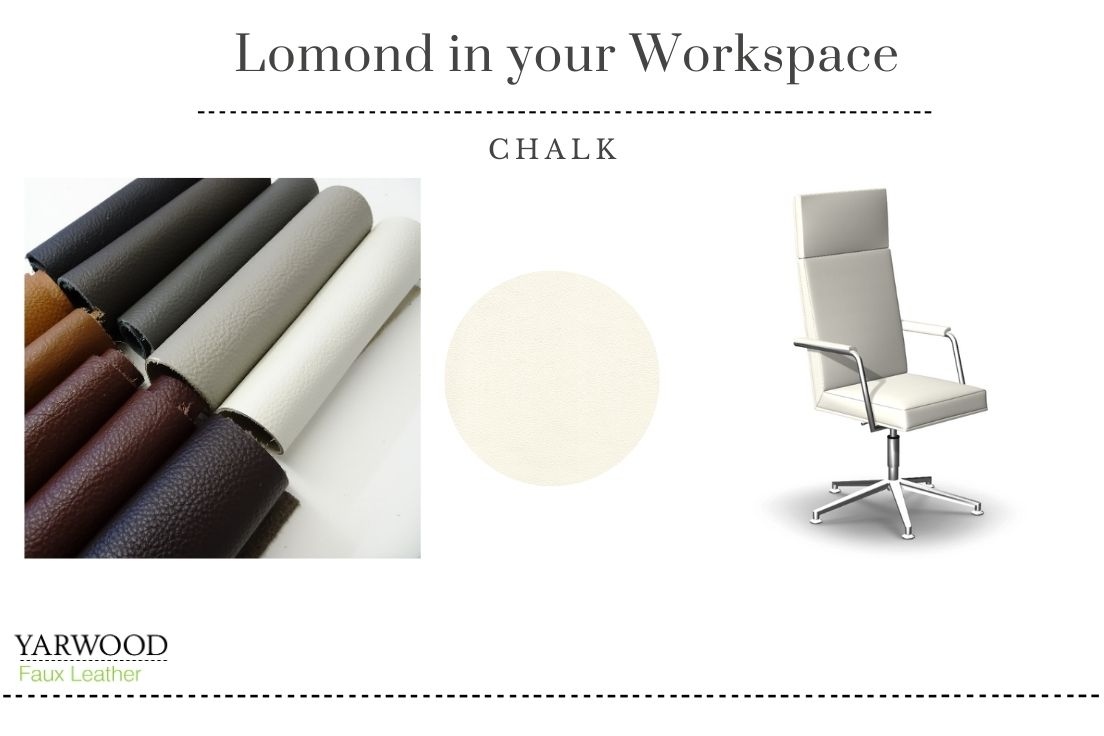 Spotlight on Lomond at Work Soft, supple leather for comfortable office chairs, create a smart look for workplace seating with Lomond Chalk. Featured on William Hands Precept chair. yarwoodleather.com/products/leath…