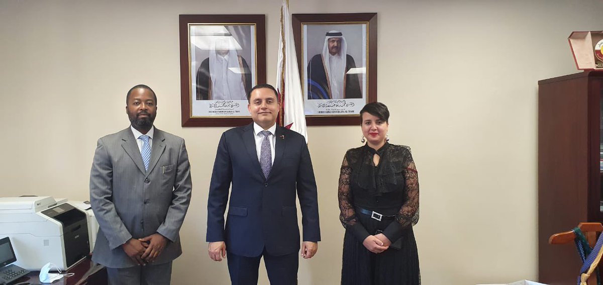 <a href="/SymerreGrey/">Symerre Grey-Johnson</a> representing the <a href="/NEPAD_Agency/">AUDA-NEPAD</a>, today  paid a courtesy visit to the Ambassador of Qatar in Pretoria. The objective of the meeting was to present the mandate of the <a href="/NEPAD_Agency/">AUDA-NEPAD</a> and to explore new areas of cooperation between the State of Qatar and the Agency.