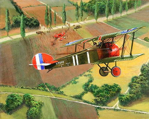 Australian soldier George Ridgeway reached his plane in under a minute but Richthofen was already dead. His death certificate stated: "died 21 April 1918, from wounds sustained in combat."“The Baron’s Demise - Captain Roy Brown’s Sopwith Camel, 21 April 1918” by LW Stonell4/15