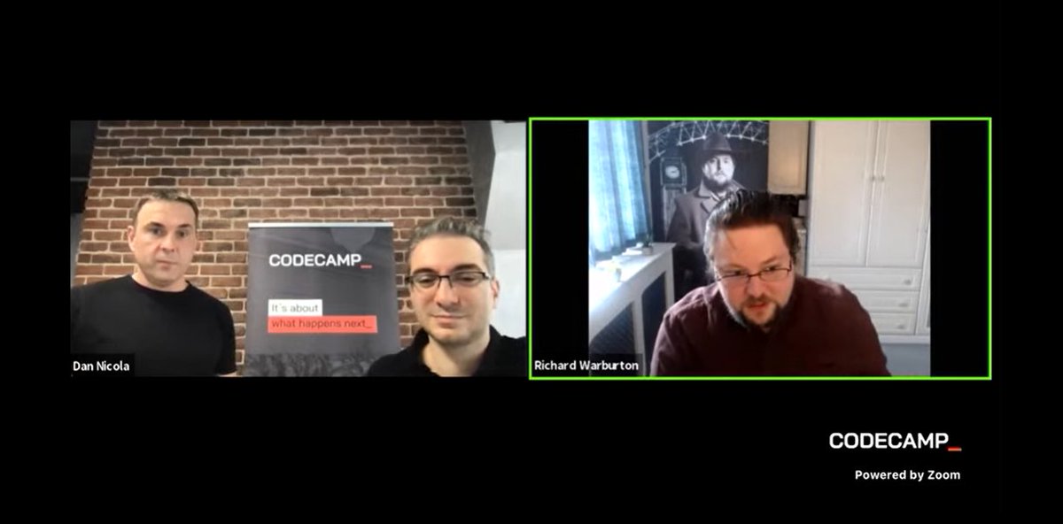 Codecampro's tweet image. We continue our series of online events today with Codecamp_The One with Java.
@RichardWarburto is already on our stage and it’s ready to share his great insights on Fantastic Performance and where to find it.
Join us online at codecamp.ro/java-conferenc….
#codecampro