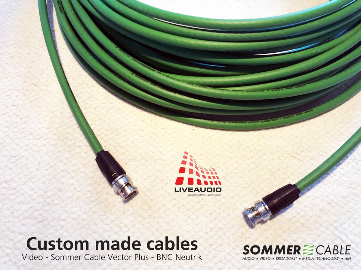 acousticslive's tweet photo. Let's do VIDEO
Sommer Cable Vector Plus pentru transmisii 4k pe distante mari. 
Confectionat cu conectori Neutrik BNC.

https://t.co/acZndcXfhB https://t.co/4bhOOFZdP5