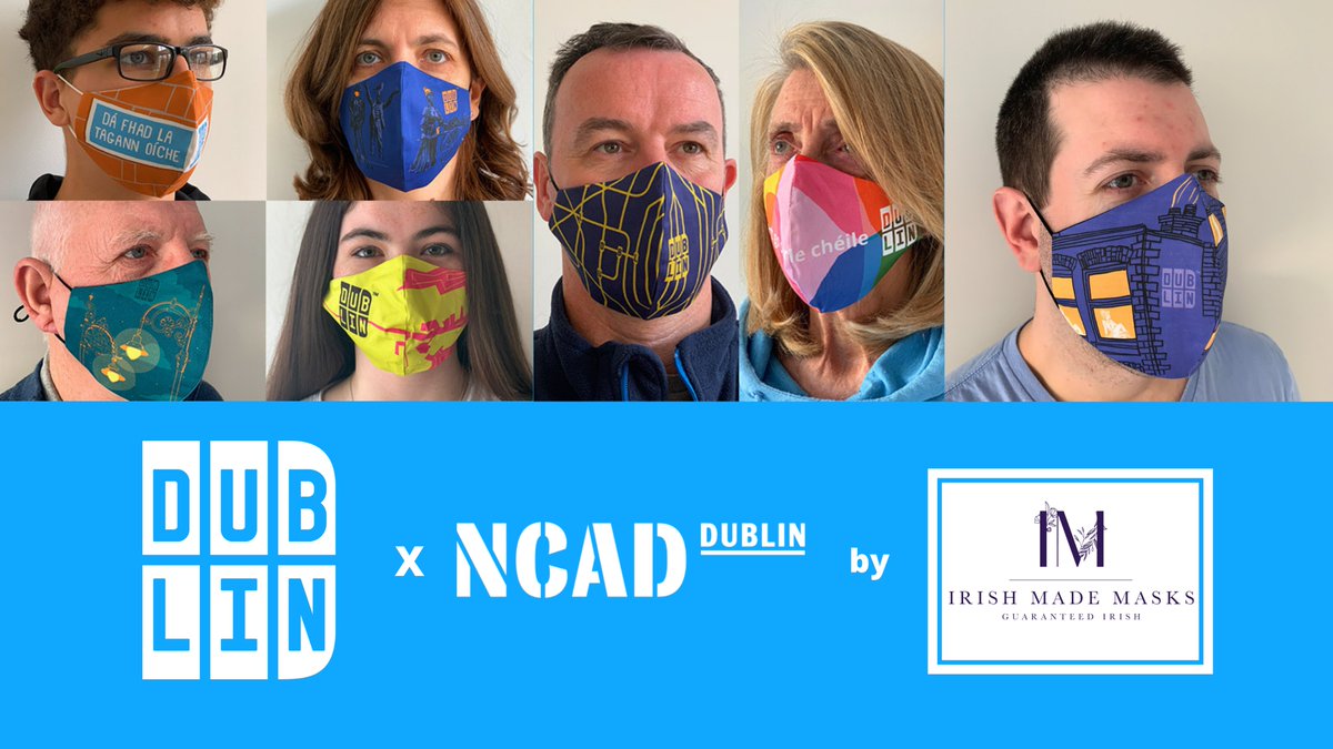 #COMPETITION TIME!  
We’ve teamed up with <a href="/NCAD_Dublin/">National College of Art & Design</a> to design 7 limited edition face masks that capture the character of #Dublin, made by Irish Made Masks! We have some to #giveaway. To be in with a chance to win, simply like &amp; RT. The winners will be announced on 28 April.