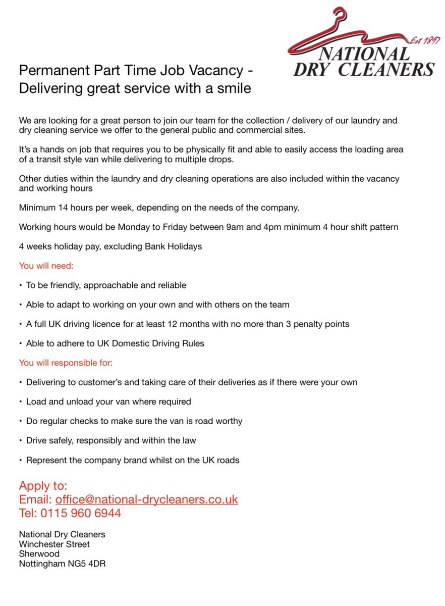 National Dry Cleaners (@ndcleaners) on Twitter photo 