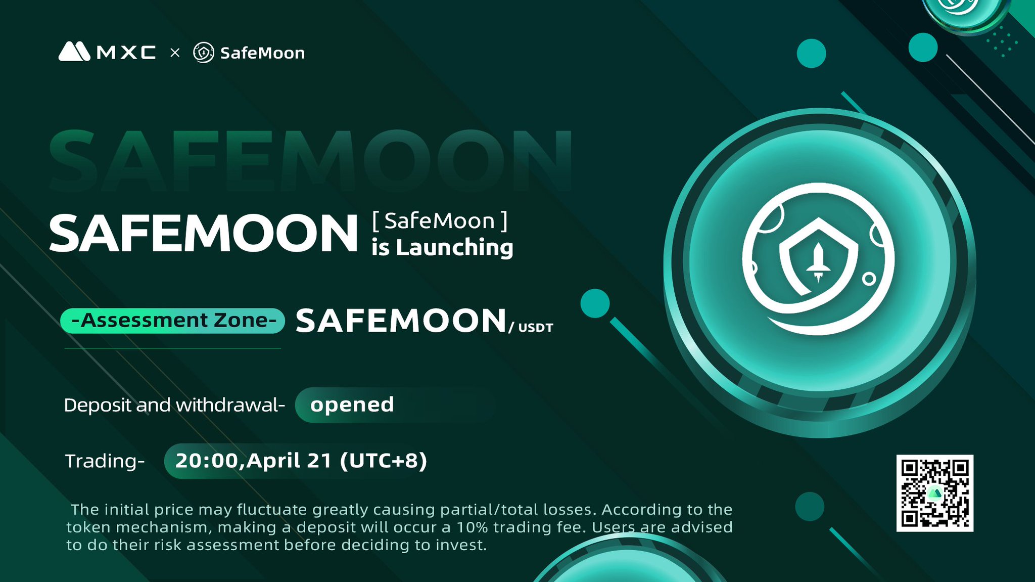 Mexc Global On Twitter Safemoon Usdt Trading Goes Live In 40mins Get Ready Users With Minimum Net Deposit Of 50 Usdt Worth Of Safemoon Can Share 3 000 Usdt Prize Pool