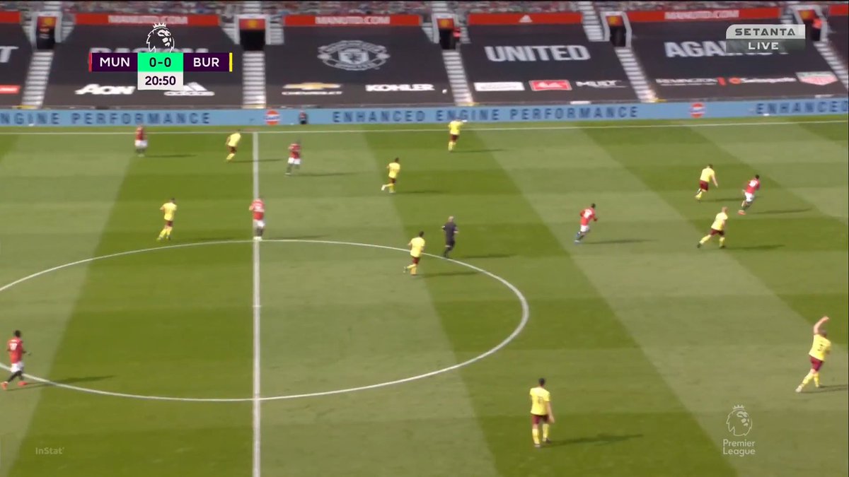 Shaw's passing range is incredible. The problem, however, is that we over-utilise him in our early phases which makes us predictable. We need better personnel in midfield so that Shaw is not so used in this phase or else it becomes easier to prevent.