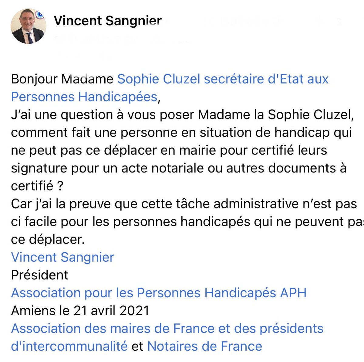 VincentSangnier's tweet image. Pour vous Madame @s_cluzel