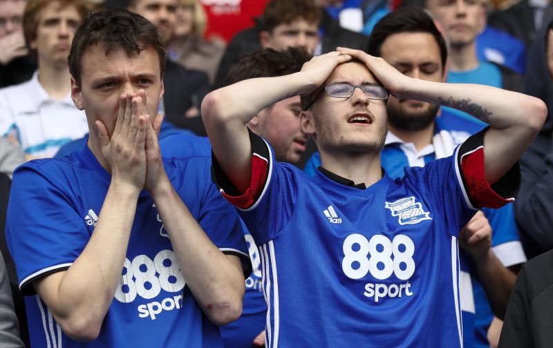 18/19 Birmingham City are deducted 9 points for a breach of financial rules.