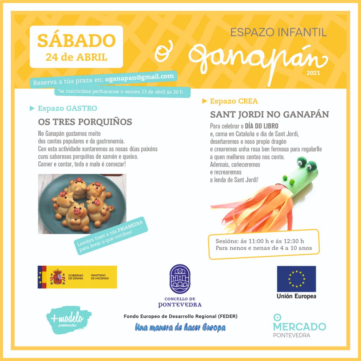 LoversPonte's tweet photo. As actividades, que van destinadas a nenos e nenas de entre 4 e 10 anos, terán lugar o sábado 24 de abril e o domingo 25 de abril, e como vén sendo habitual, en ámbalas xornadas haberá dúas sesións con horarios de inicio ás 11:00 e ás 12:30 horas.
#PonteLovers ❤! https://t.co/tay9wyaaAo