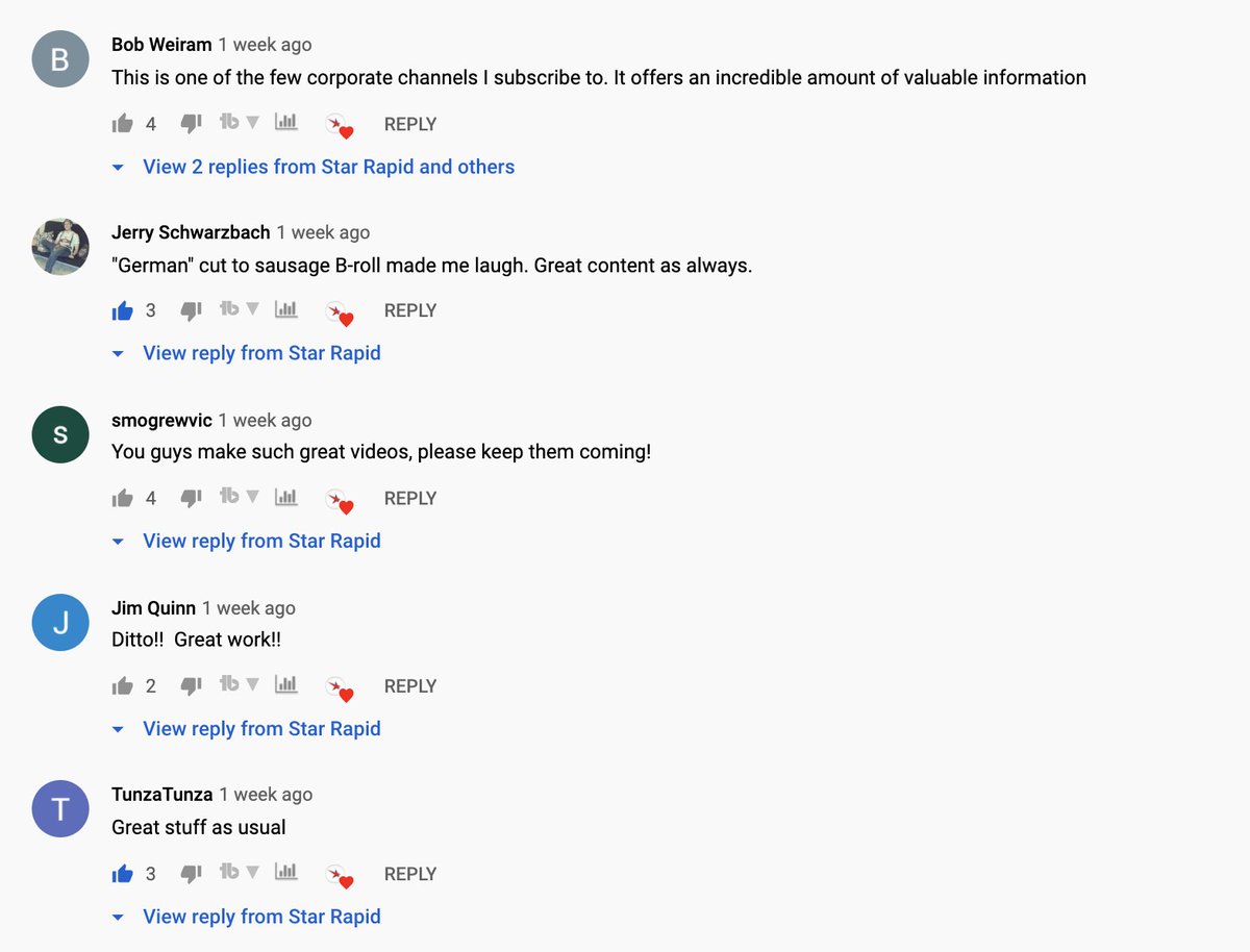 Star_Rapid's tweet image. We have some of the BEST FANS. Comments like these are the main reason behind our drive to create educational and entertaining content for #engineers and #productdevelopers. If you haven’t caught up with our series yet, here is a link: youtube.com/c/starrapid