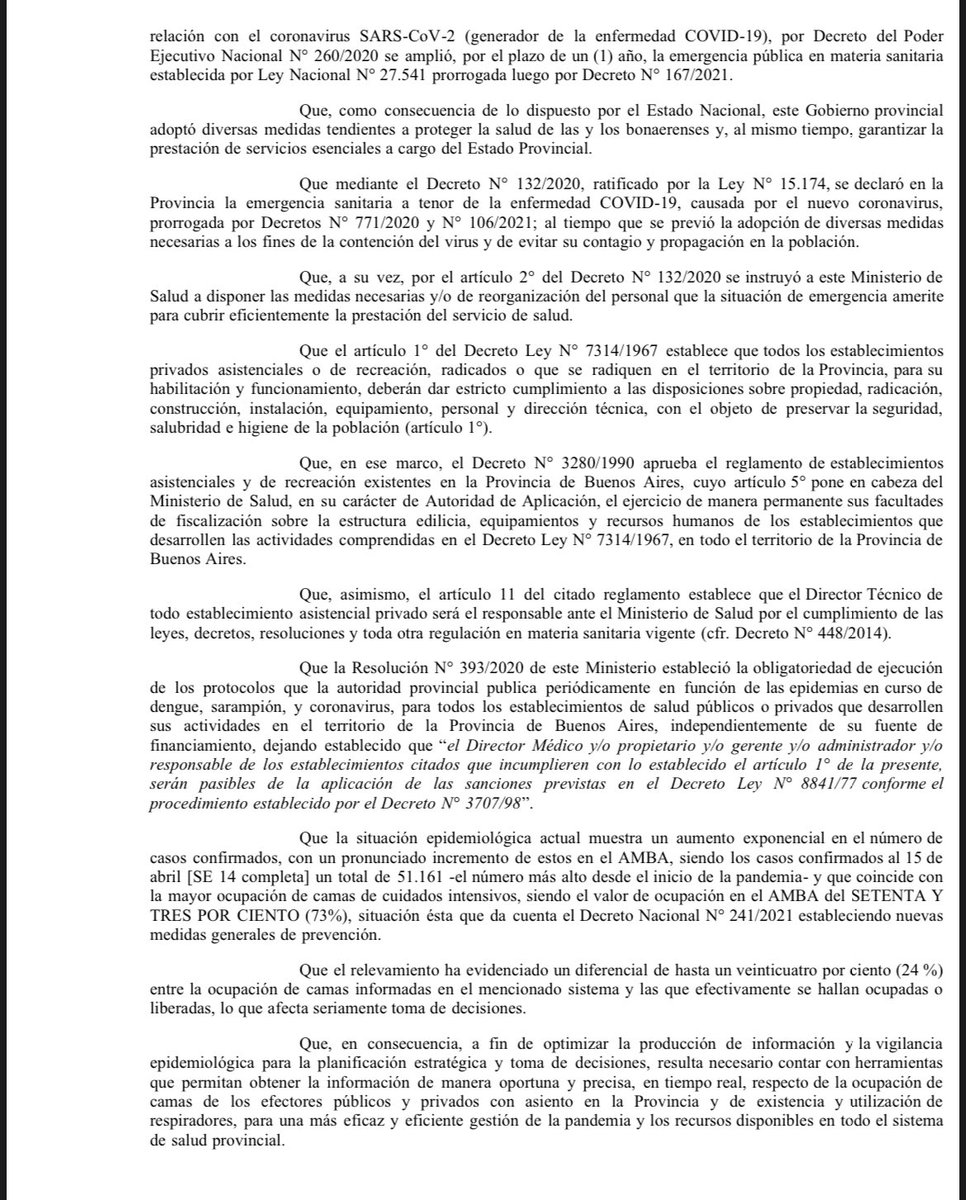 omendiz's tweet photo. Me equivoco, o esto de algún modo podría considerarse una forma de estatización del sistema privado de Salud de la Pcia d Buenos Aires? https://t.co/7ERIU7VujM