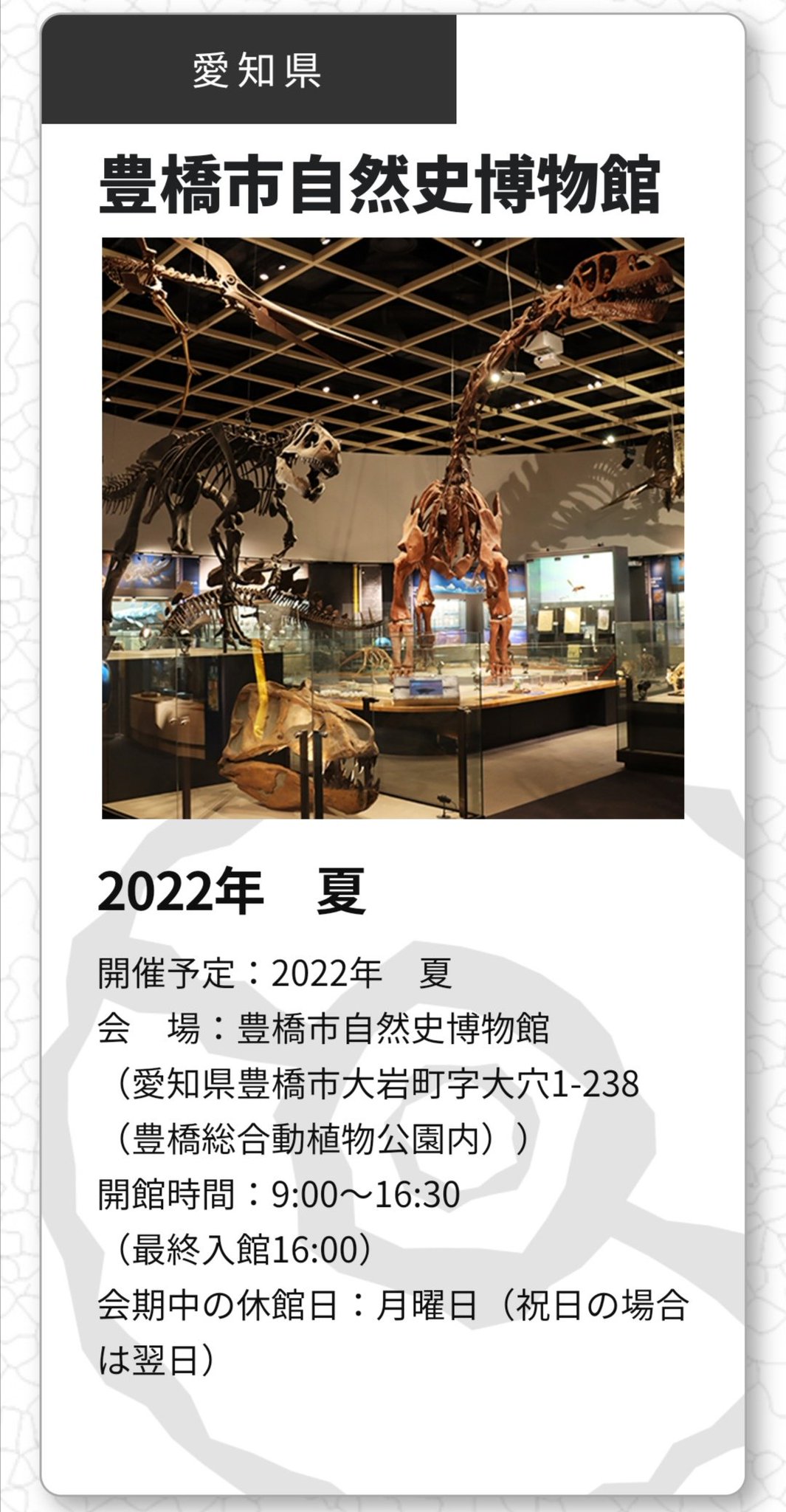 宮野 亜恵美 V Twitter 大好きなのんほいパークで大好きなポケモンのイベントをやると知ってわくわくが止まらない 22年夏かぁ待ち遠しい ポケモン化石博物館 T Co Pauzd3mt2i のんほいパーク 自然史博物館 ポケモン化石博物館 T Co