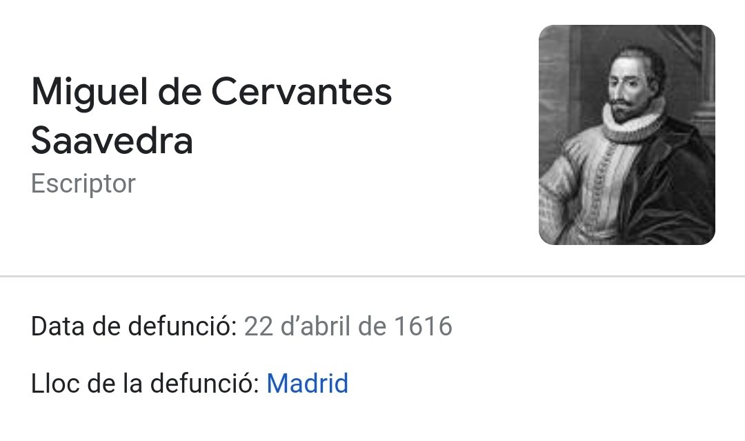 No feu RT que els farà vergonyeta, si us plau.
Mireu la data de defunció 👇🏻🤦🏻‍♂️