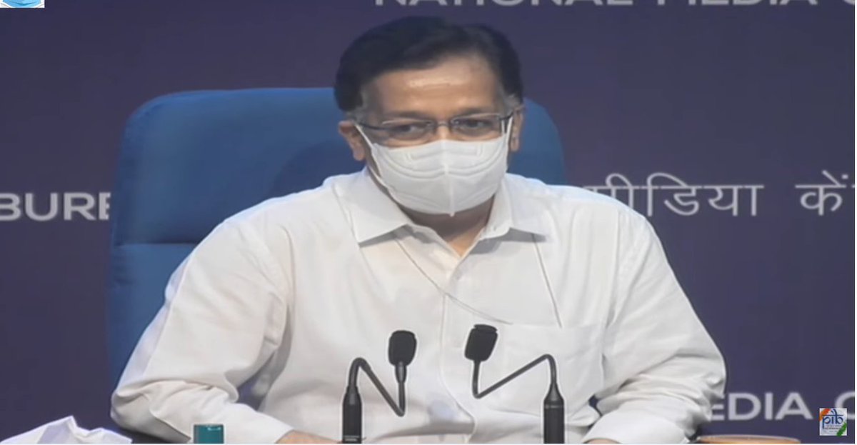New  #Vaccination Strategy: Vaccine manufacturers to declare their prices in a transparent manner before 1st May. On basis of stated prices, the State Govts or pvt. hospitals will procure the  #vaccines, which will not be available freely in chemist shops: Secretary,  @MoHFW_INDIA