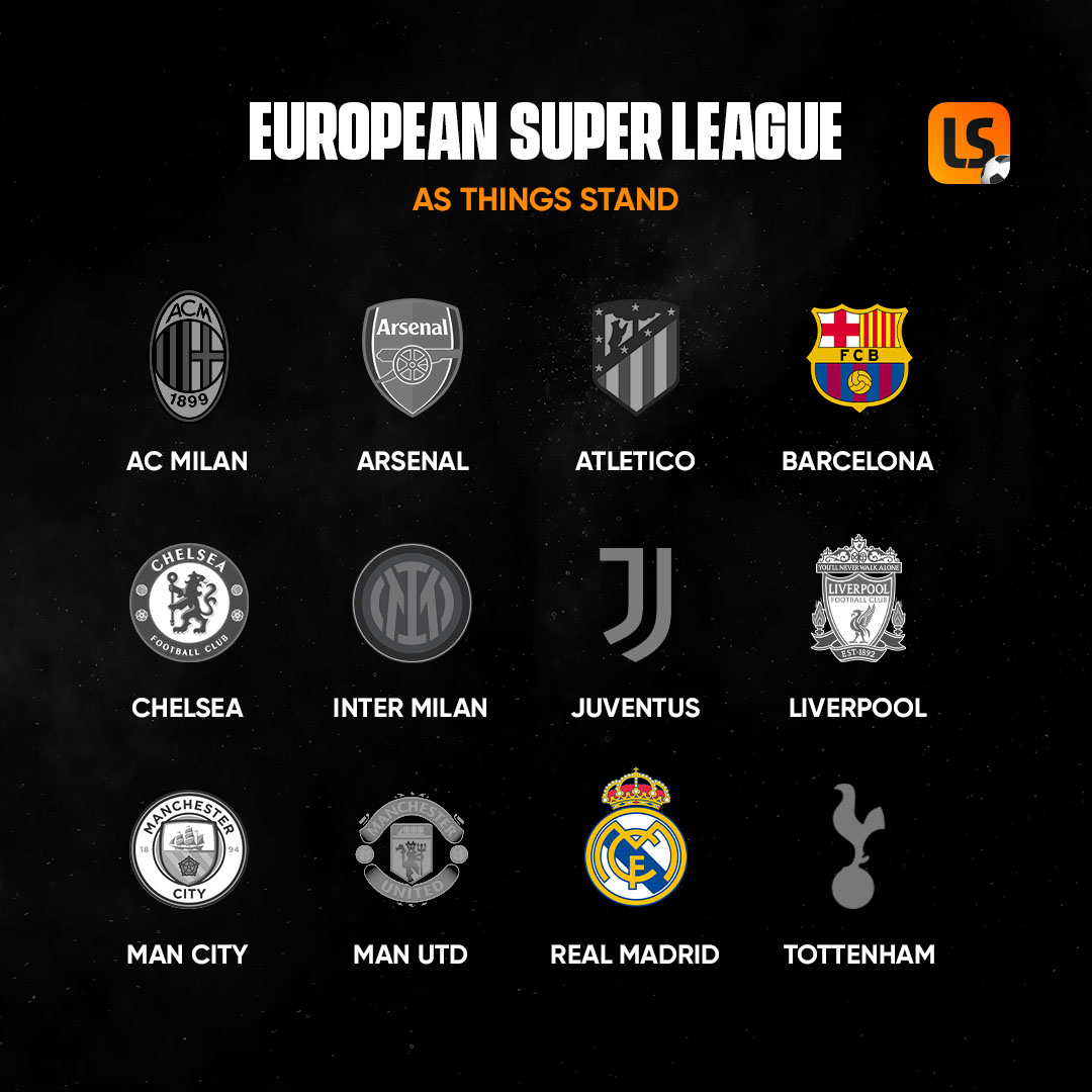 livescore's tweet photo. ππ‘π π§πππ‘ π§πππ₯π πͺππ₯π π§πͺπ’ πͺπΊβ
Juventus confirm that they will also be leaving the European Super League βͺοΈβ«οΈ
#Juventus #FCB #RMCFC #EuropeanSuperLeague #TheESL https://t.co/7qLJcfOiiA
