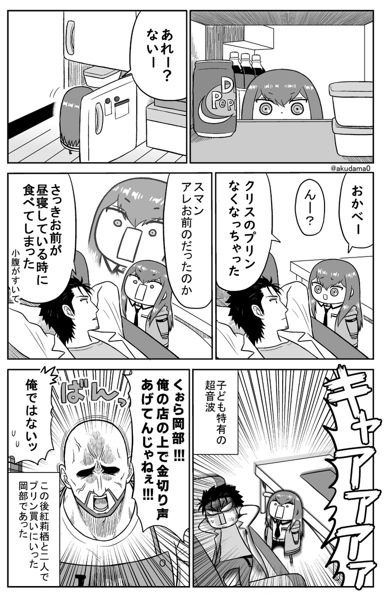 【シュタゲ】罰として家賃値上げ(※紅莉栖ちゃんがちっちゃい) 