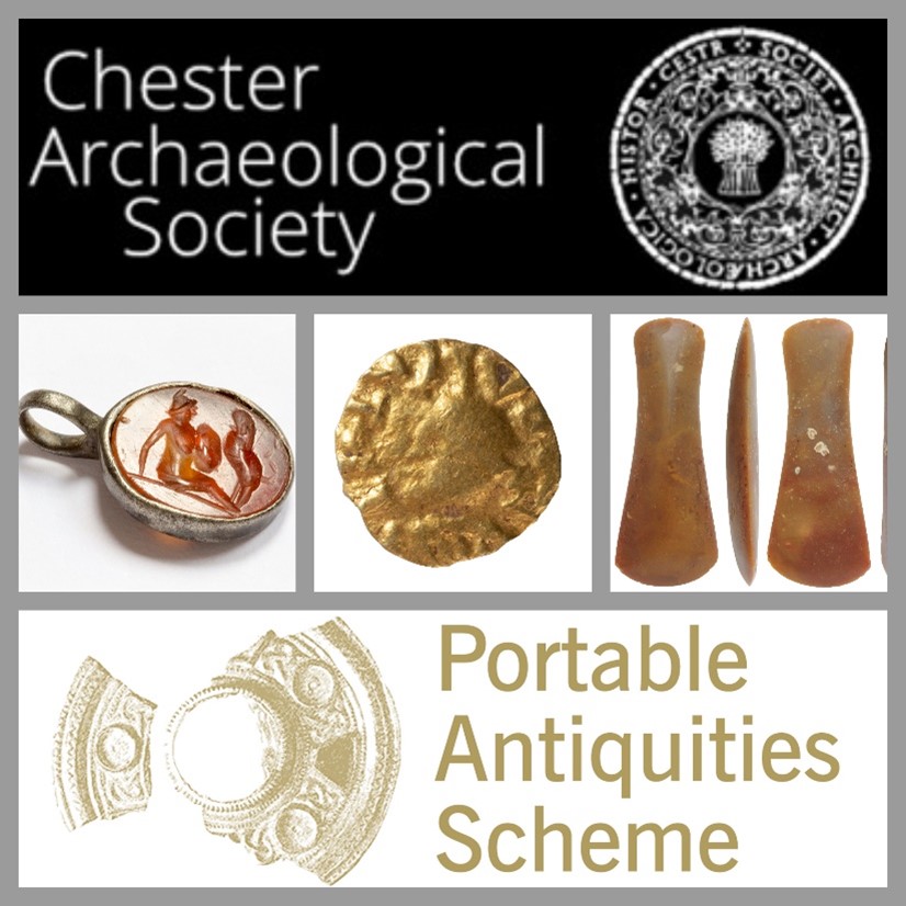 Interested in archaeological finds? Want to publish in a reputable journal and have funding?  @ChesterArchSoc are offering a £700 grant to support the study of finds reported to  @findsorguk from  #Cheshire and surrounding areas and publish the results in their annual journal. 2/8