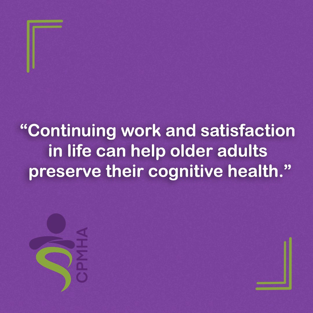 CPMHAwareness's tweet image. A quote from an article titled "Boost vitality by engaging your brain," and can be found at health.harvard.edu
#health #Mentalhealth #mentalhealthawareness #awareness #CPMHA