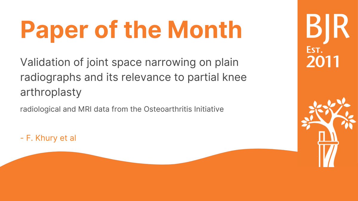 Bone & Joint Research tweet media