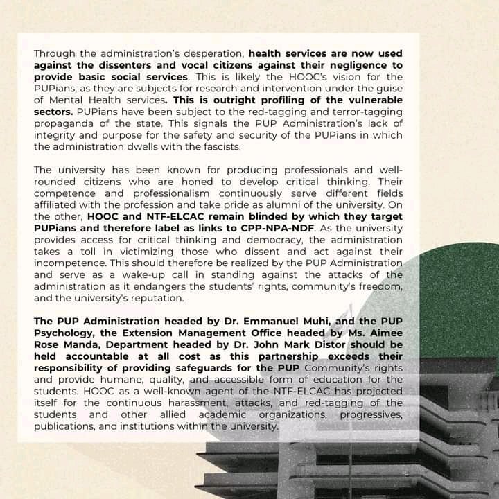 puppsa_1982's tweet photo. PUP Psychology Community's Official Unity Statement Re: Psychology Department and Hands-Off Our Children Movement Partnership ‼️ https://t.co/j0ylDaajNH