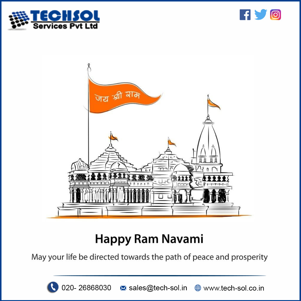 TechSolService1's tweet image. May the divine grace of Lord Ram always be with you. Wish you a very happy and prosperous Ram Navami.
#ramnavami #jaishreeram #ramayana #india #hindu #lordrama #hinduism #WFH #RamNavami2021