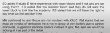 Minutes from an EMB meeting in May 2012 show he queried whether the architects being appointed to refurbish the tower had any high rise experience. We now know they did not and were appointed without proper procurement process: