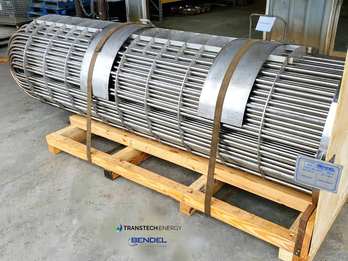 Bendeltanks's tweet photo. Bendel is an industry leader in custom design and fabrication of shell and tube #heatexchangers, including: Fixed Tubesheet, Floating Tuebsheet and U-Tube Bundles.
#quality #chemicalindustry #petrochemical #oilandgas #renewables
#bendeltank
#shellandtube #htri #heattransfer https://t.co/4NmjSFikn7