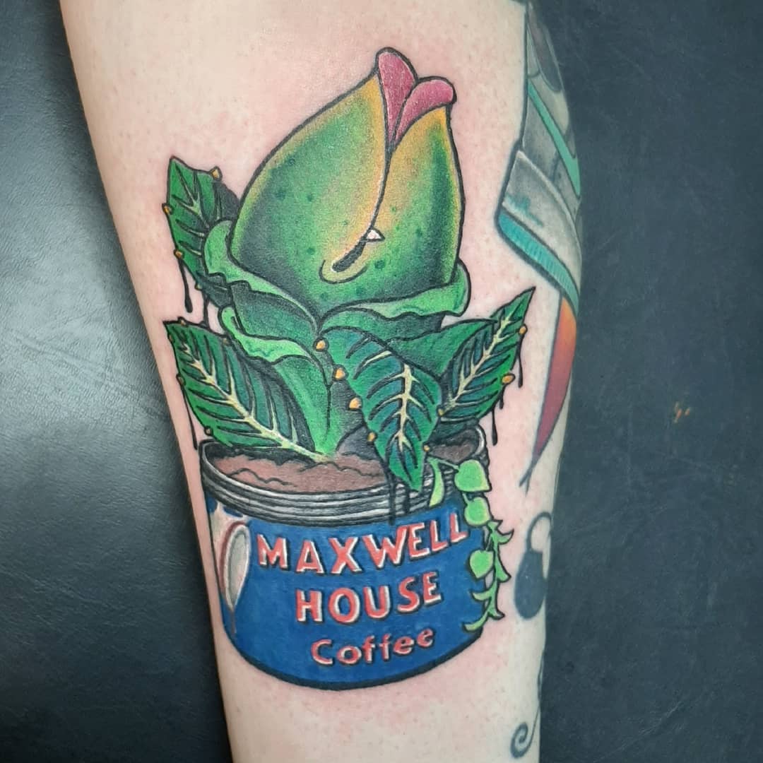Audrey II done by Benny at Invasion Club in Osaka  rtattoo