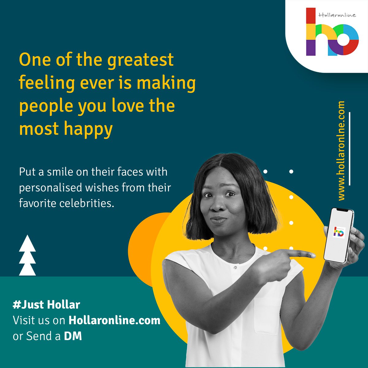 hollar_online's tweet photo. Give people their flowers while they can smell them
Show your loved ones you care about them.

Order personalised shoutouts from their favorite celebrities on https://t.co/D1XsgLUydF https://t.co/9AXbrSaQ0X